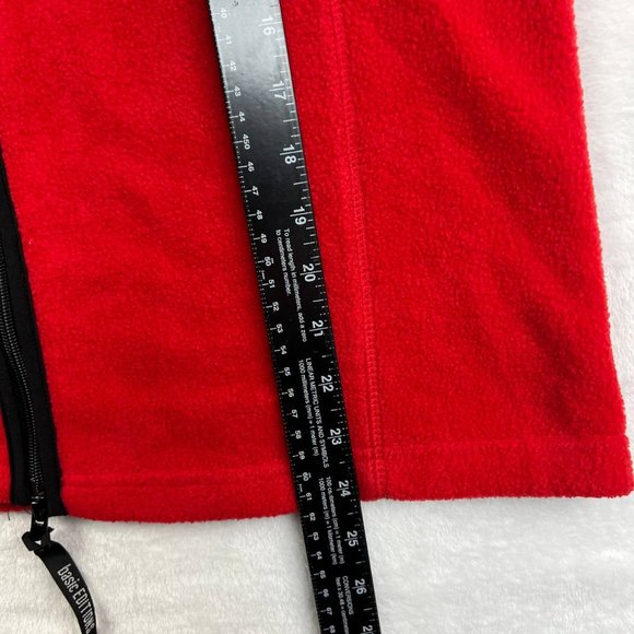 Vintage Basic Editions Fleece Vest‎ Men's XL Full Zip Outdoor Red - Picture 2 of 6